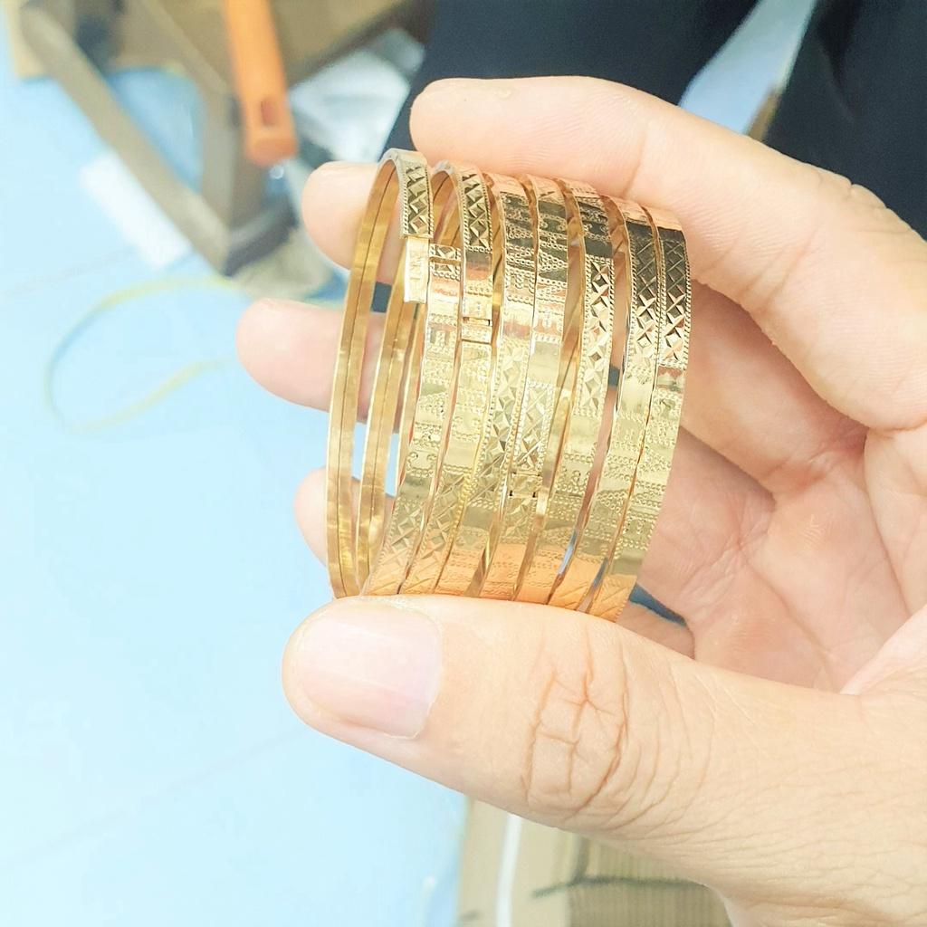 Siêu Phẩm Ximen Bộ 7 Vàng Chấm Viền Vonfram Cao Cấp- Dùng vĩnh viễn thoải mái nước mồ hôi muối