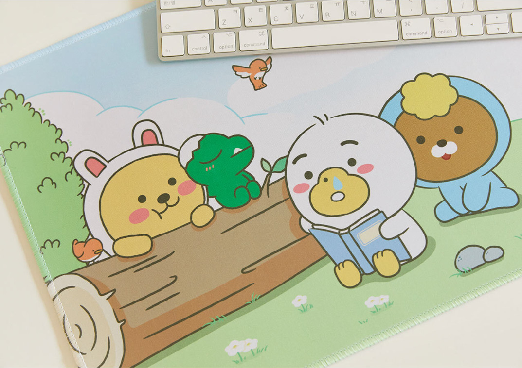 Tấm Lót Bàn Làm Việc Little Picnic KAKAO FRIENDS - Hàng chính hãng