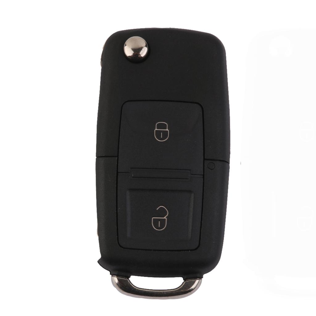 2 BUTTON FLIP KEY REMOTE FOB SHELL CASE REPLACEMENT for VW GOLF