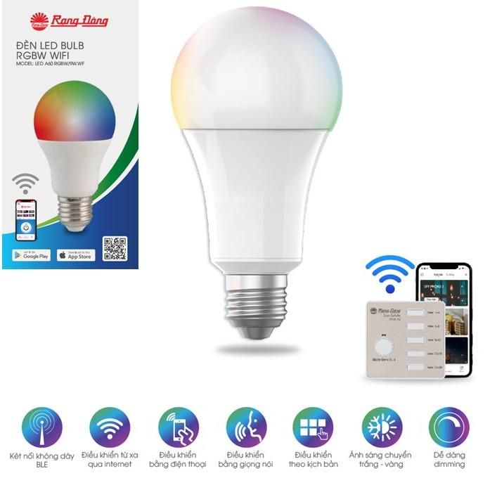 Bóng Led Bulb 9W RGB Bluetooth Rạng Đông A60.BLE.RGBCW/9W