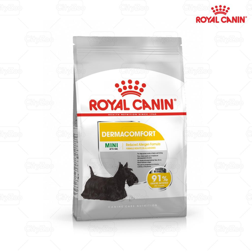 ROYAL CANIN MINI DERMACOMFORT GIẢM DỊ ỨNG DA 1kg- thức ăn cho chó cưng