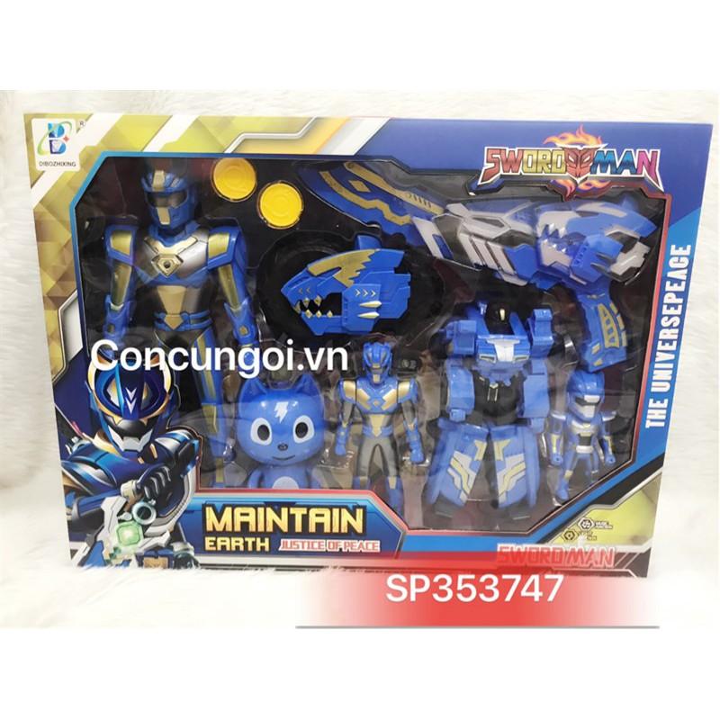 HỘP RÁP ROBO BIẾN HÌNH MÁY BAY + 3T SN + ĐH ĐĨA + K_ PIN + 1C THÚ ĐỦ MẪU , DB8085 - SP353747