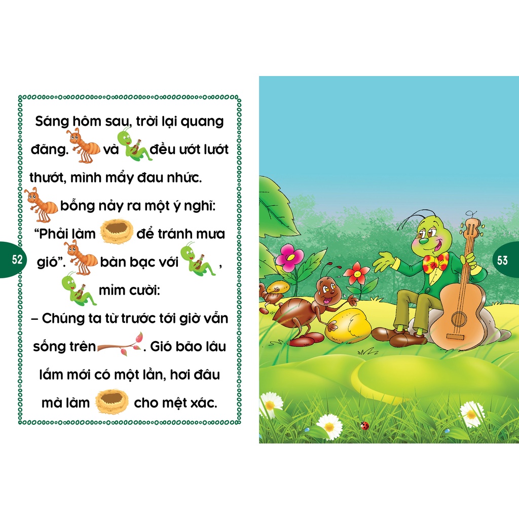 Combo 2 Quyển Phát Triển Tư Duy Và Ngôn Ngữ Cho Bé - Truyện Đọc Bằng Hình Ảnh - Truyện Ngụ Ngôn Thế giới đặc sắc -