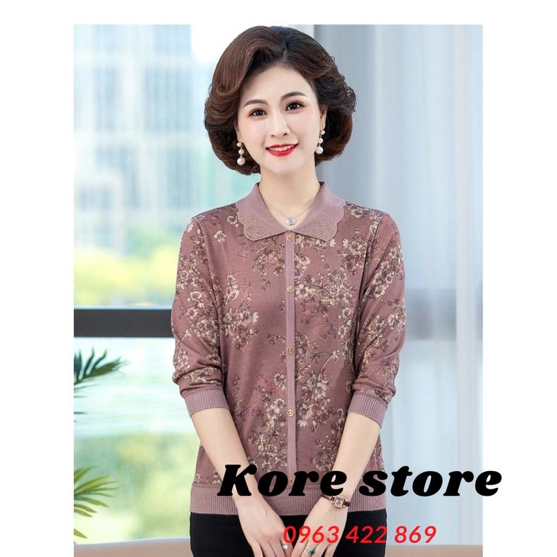Áo len dệt cao cấp cho người trung niên, người già
