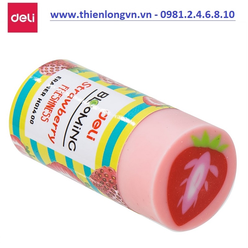 Bộ sưu tập 3  viên gôm tẩy hoa quả Deli - 01400