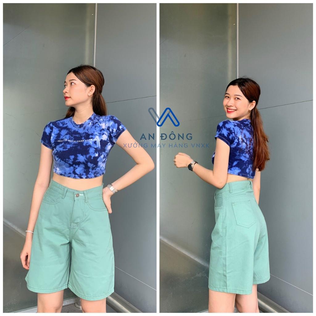 Quần Sooc Nữ, Quần Short Nữ KaKi Co Giãn Lưng Cao Túi Mổ Ulzzang Phong Cách Hàn Quốc Siêu Đẹp (KKCG)