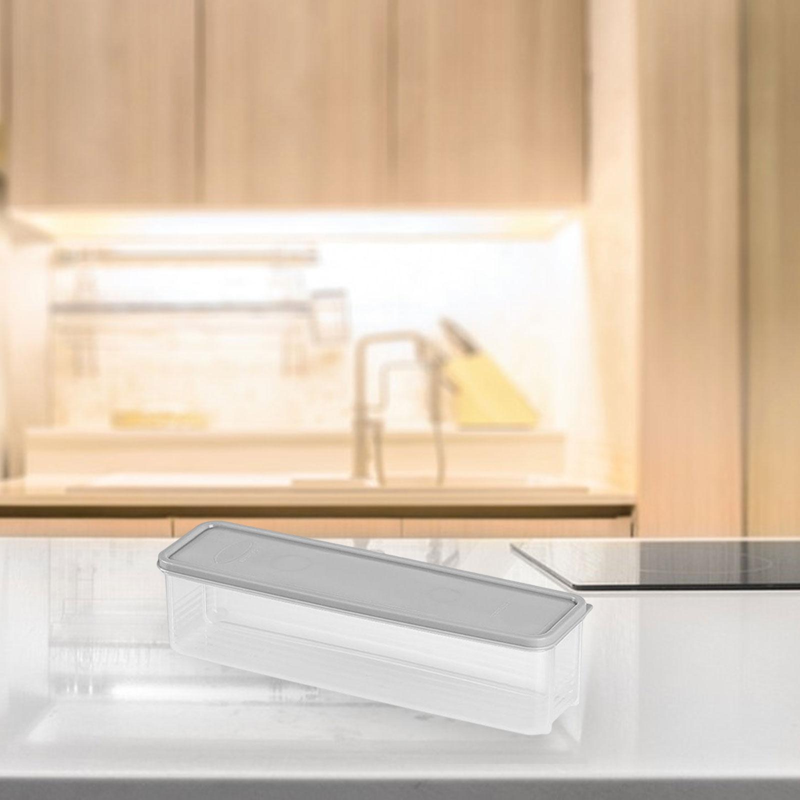 Clear Pasta Storage Container Egg Storage Container with Lid for Drawer