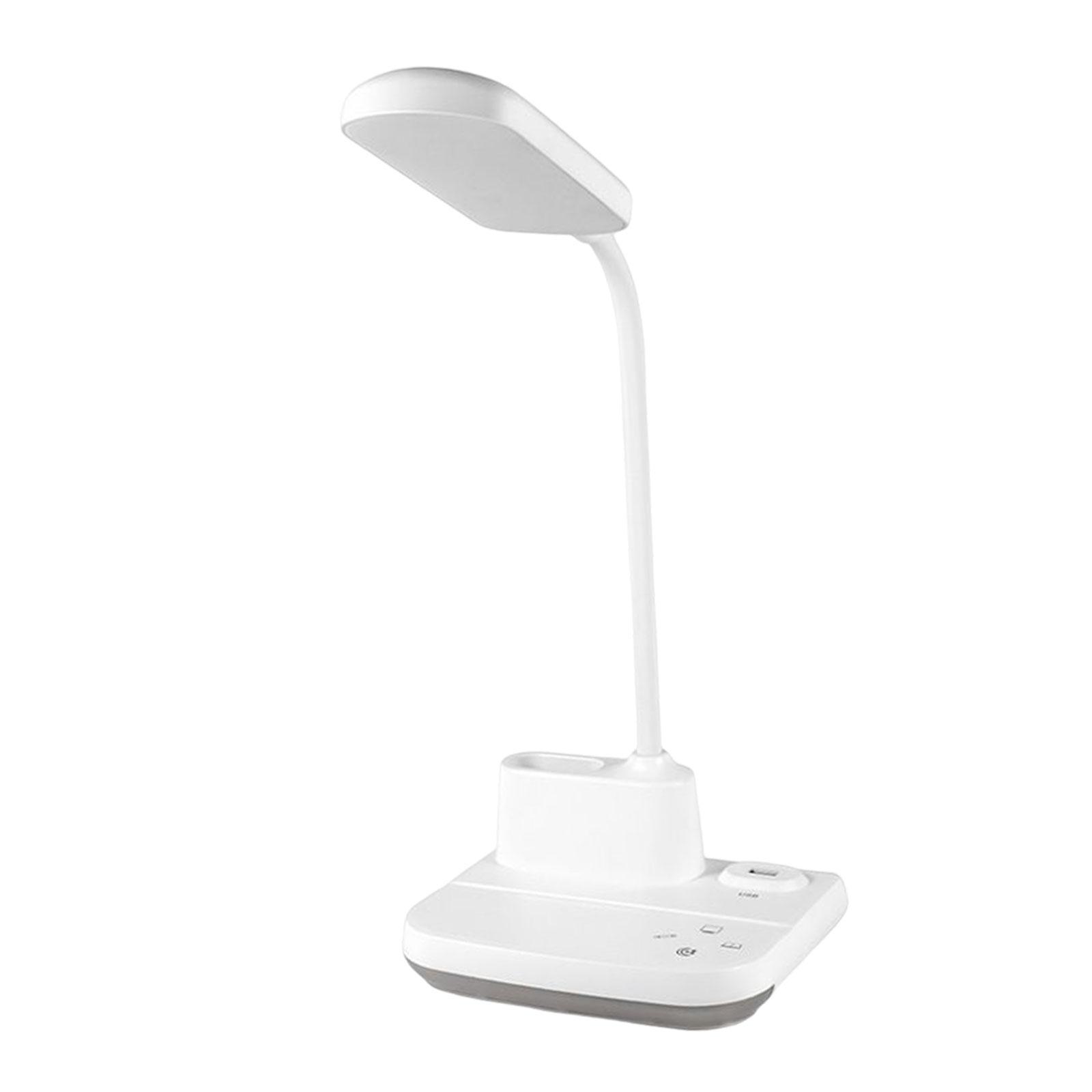 LED Desk Lamp Touch Control Rechargeable Desk Light for White 2000mAh