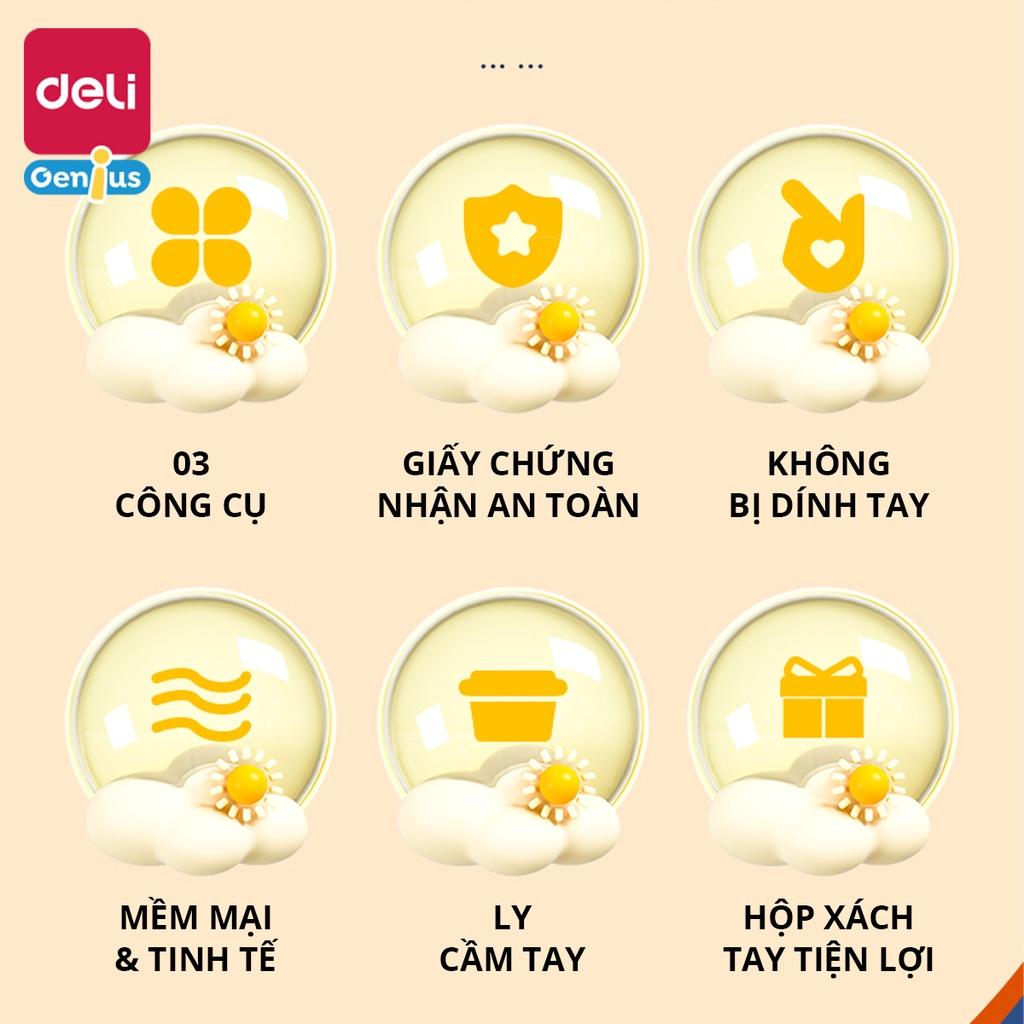 500gr Cát Động Lực Tạo Hình Nhiều Màu Deli - Cát Dẻo Vi Sinh Dễ Tạo Hình, An Toàn, Không Dính Tay - Đồ Chơi Giáo Dục Cho Bé Thoả Sức Sáng Tạo - 67868