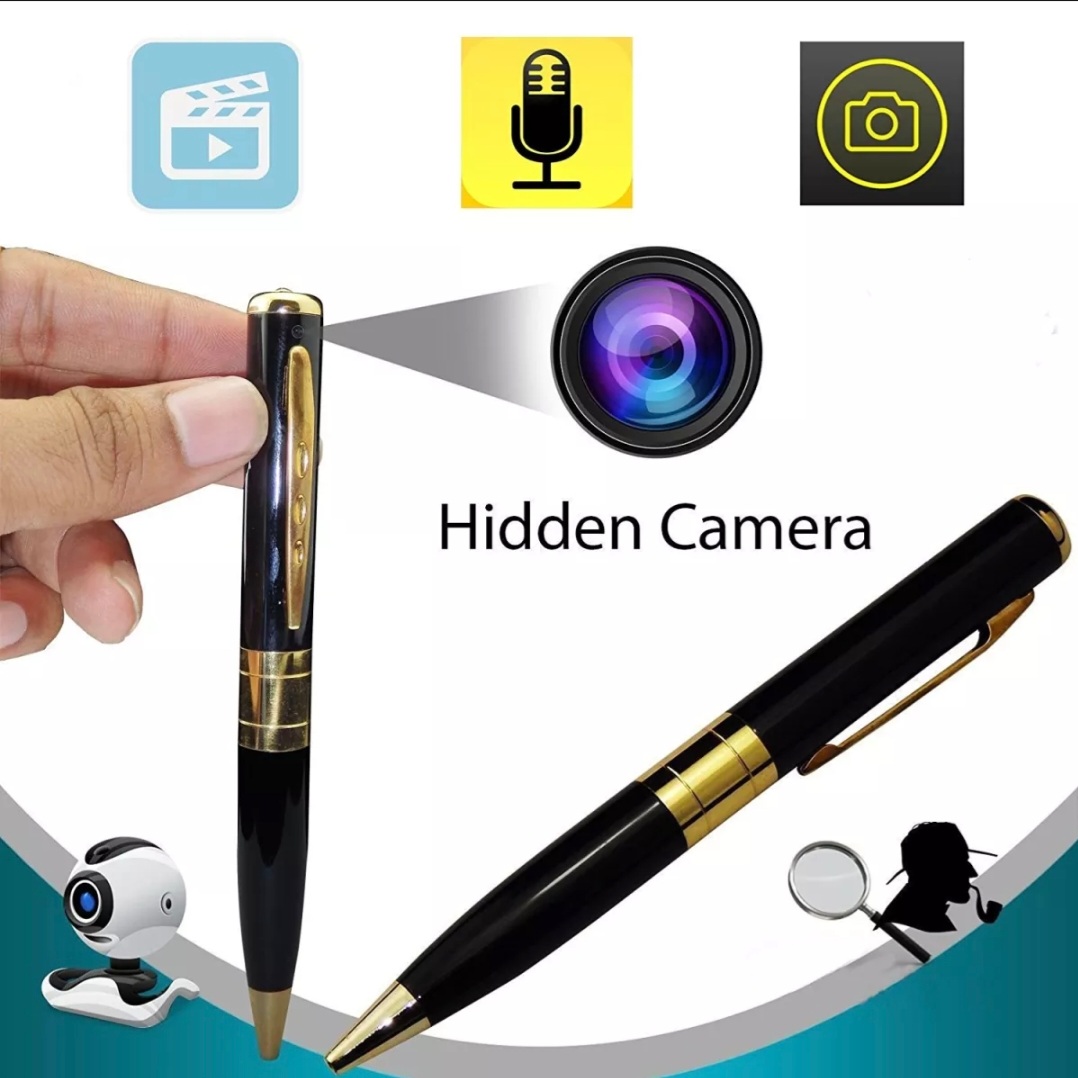 Camera Mini Hình Cây Bút Viết, Chất Lượng Sắc Nét, Hỗ Trợ Thẻ Nhớ 128GB