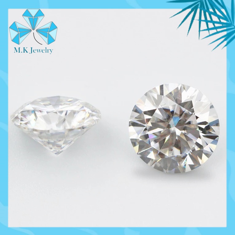 ( SIZE 10 LY ) KIM CƯƠNG NHÂN TẠO – MOISSANITE NƯỚC D – ĐỘ TINH KHIẾT FL -FULL KIỂM ĐỊNH GRA – GIÁ TỐT NHẤT THỊ TRƯỜNG