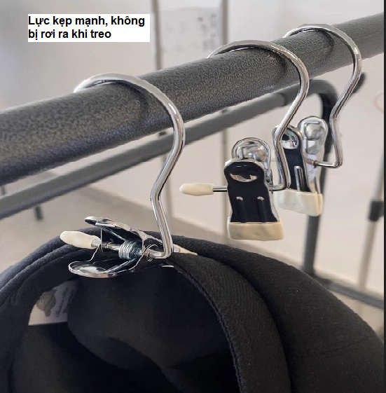 Móc Kẹp Đơn Nhỏ Gọn Tiện Lợi Treo Quần Áo, Mũ, Nón ,Tất, Vớ Chất Liệu Thép Không Gỉ Tiện Dụng GD764-MocKep