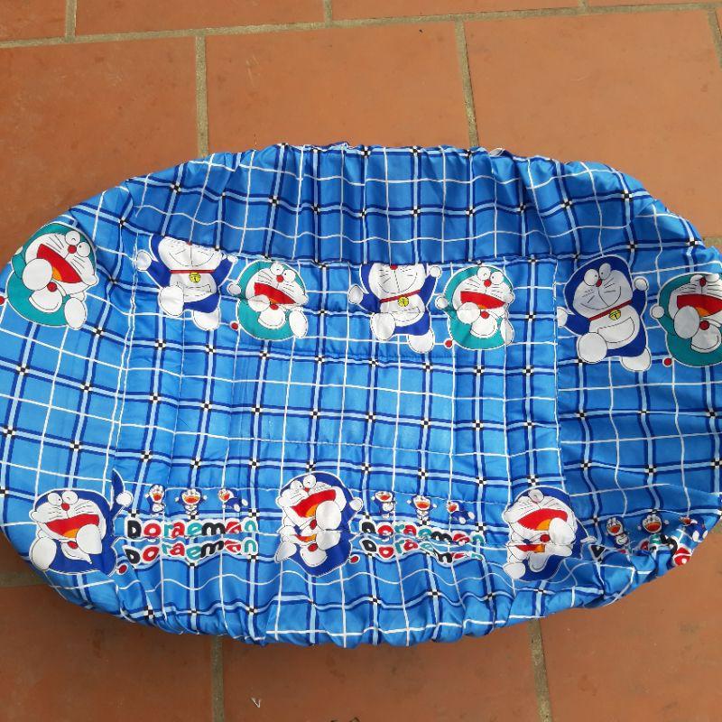 Nệm Bọc Nôi tre hình Đôremon sz 55x80, 60x90,65x1m