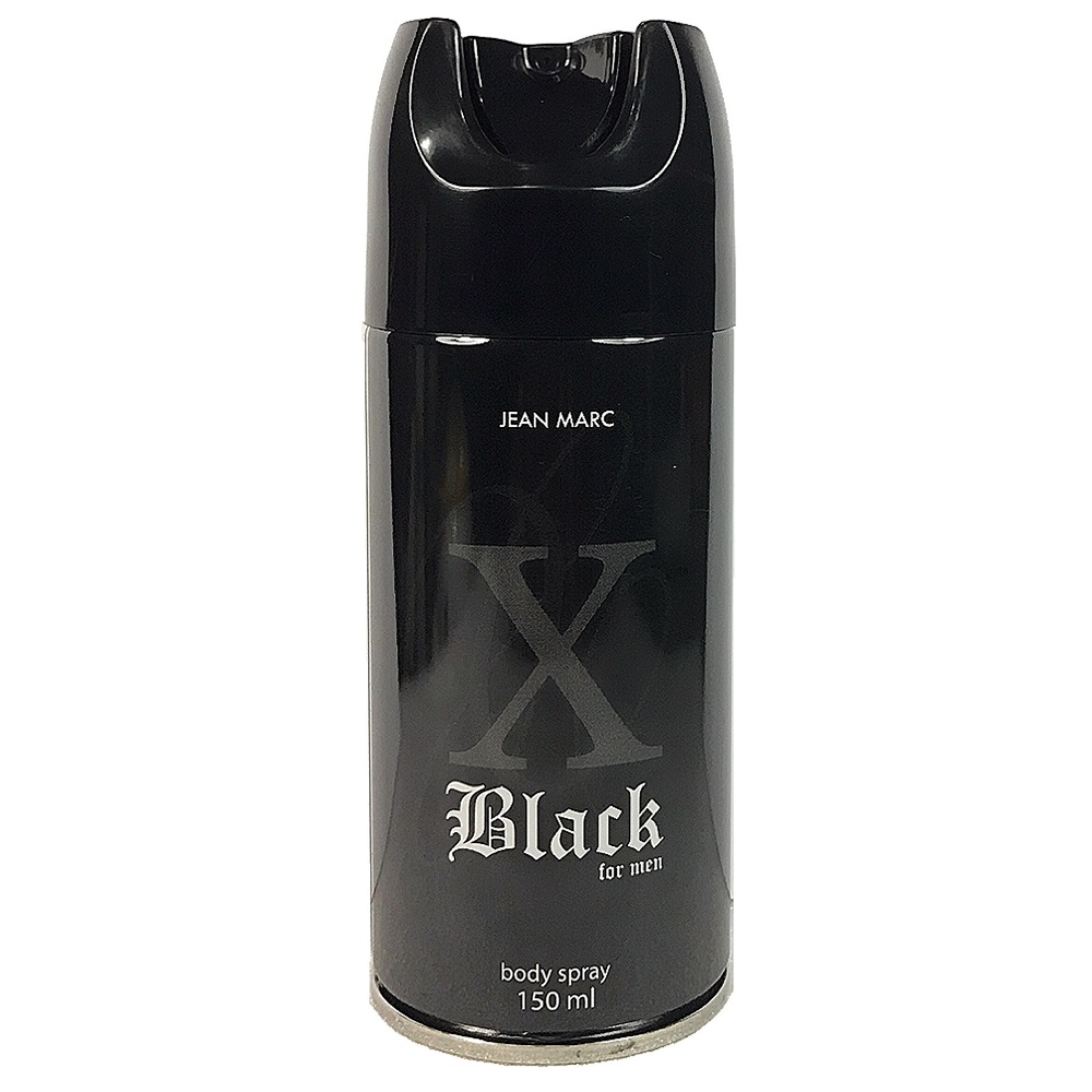 Xịt khử mùi toàn thân nam Jean Marc X Black 150ml