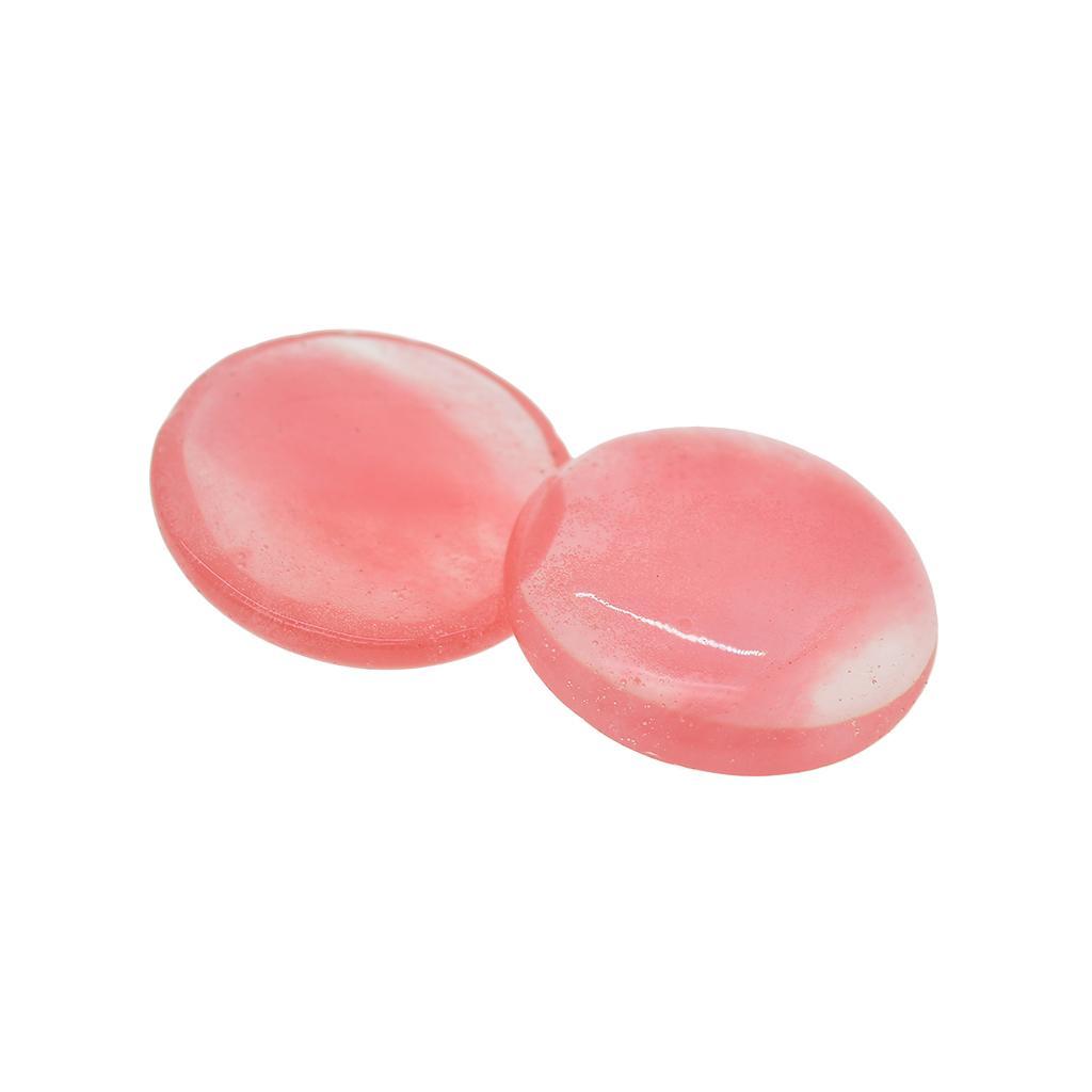 2 Pieces 25mm Round Cabochon Watermelon Quartz Gemstone Beads DIY Crafts
