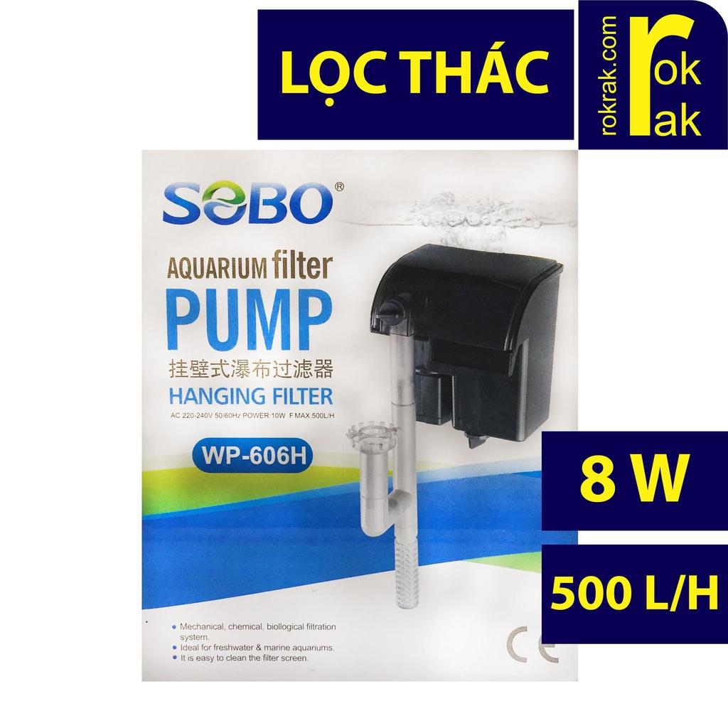 Máy Lọc Thác Hồ Cá Sobo WP-606H Nhỏ Gọn LONG THÀNH CÁ CẢNH