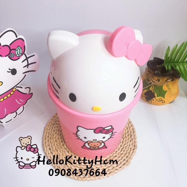 Thùng rác Hello Kitty