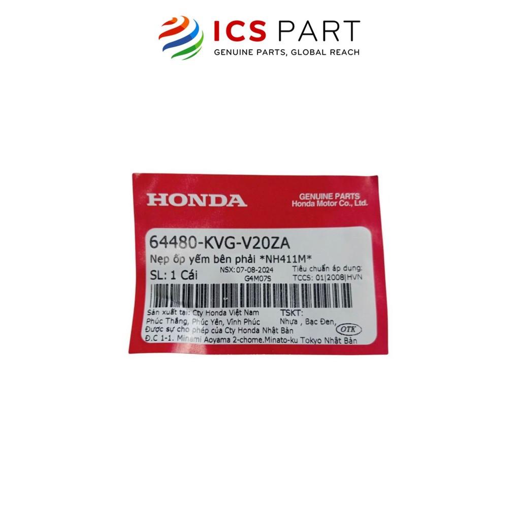 Nẹp Ốp Yếm (Sừng Trâu) HONDA Air Blade Fi Bạc (64480KVGV20ZA)