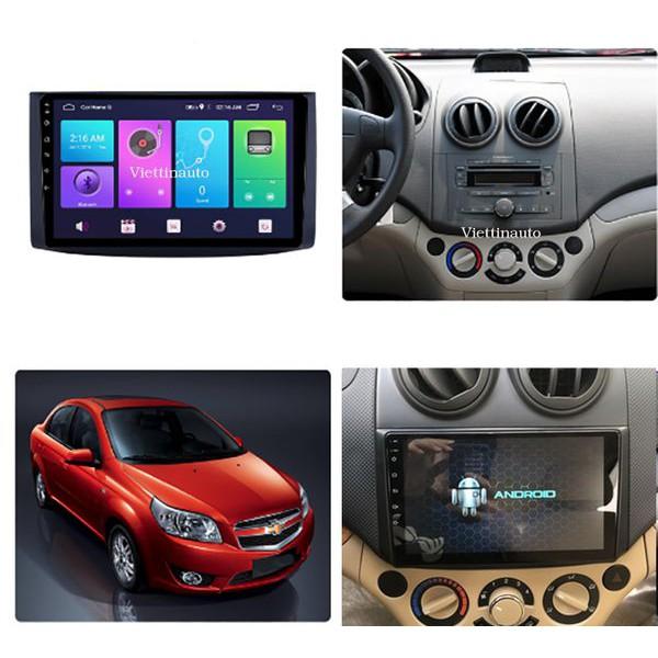 Mặt dưỡng 9 In xe Chervolet Aveo, Captiva, Gentra 2006-2012 Kèm rắc nguồn