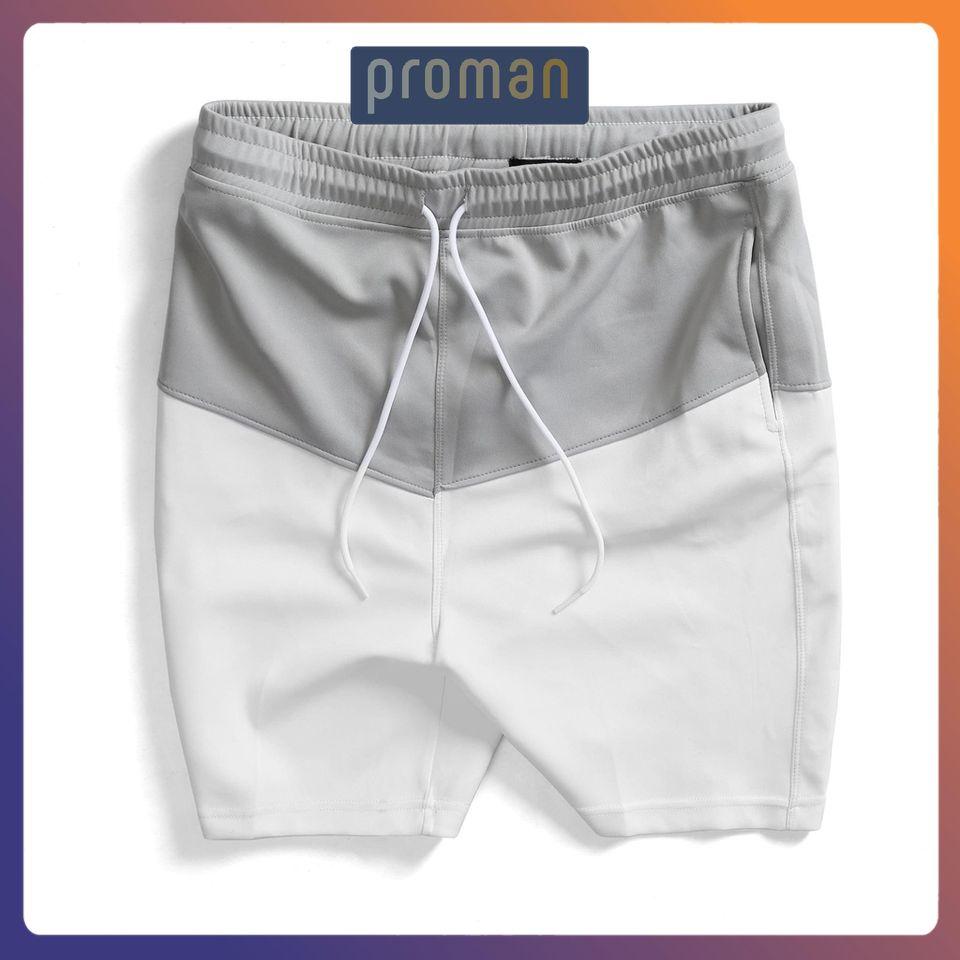 Quần short nam siêu cao cấp xuất khuaaru xịn xò, quần đùi nam ngắn đẹp cao cấp đáng họa tiết trơn QD03 - PROMAN