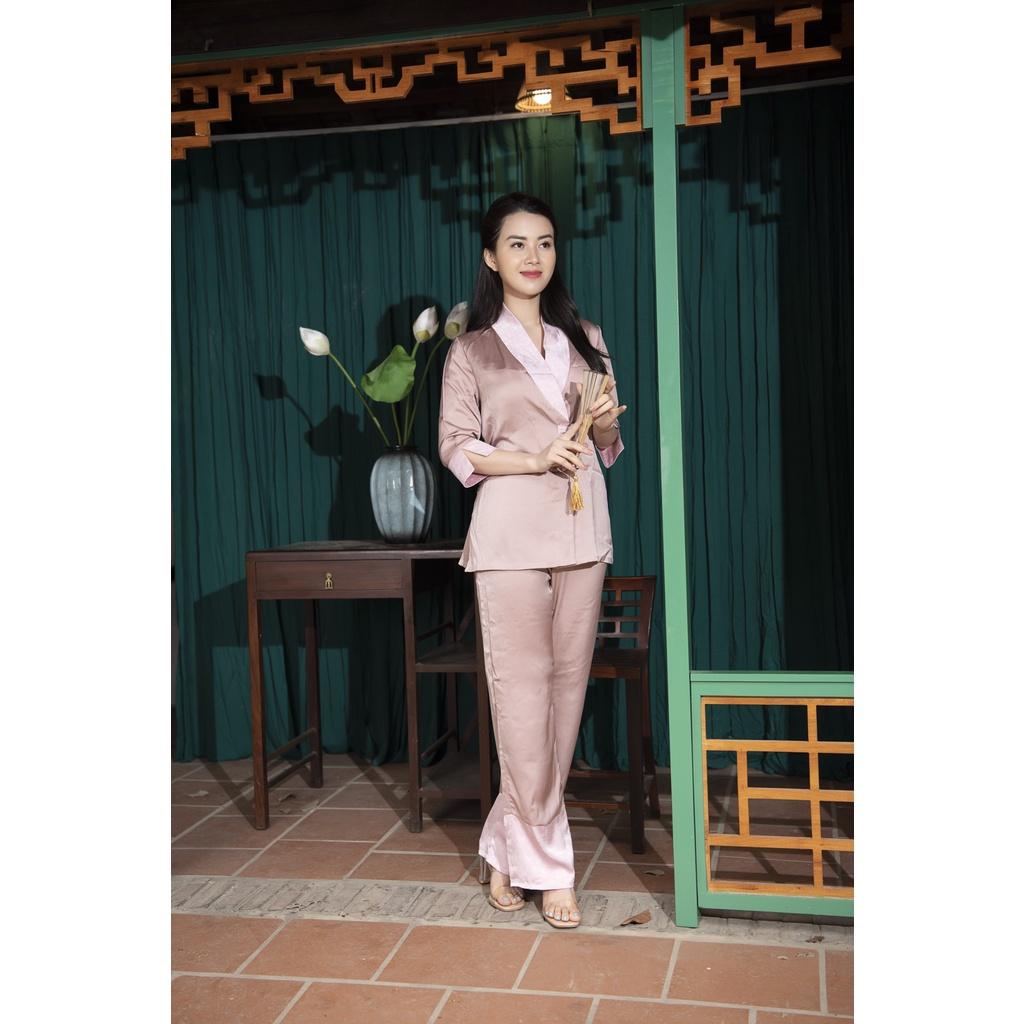 Bộ đi chùa ️Hàng Cao Cấp️ bộ bà ba, bộ đồ lam cho các Phật tử - Tây Phương