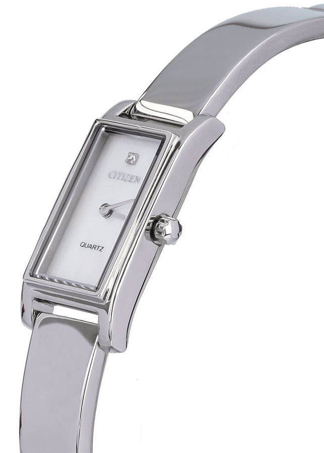 Đồng Hồ Nữ Citizen Đính Đá Swarovski Dây Thép Không Gỉ EZ6360-50D - Mặt Xà Cừ