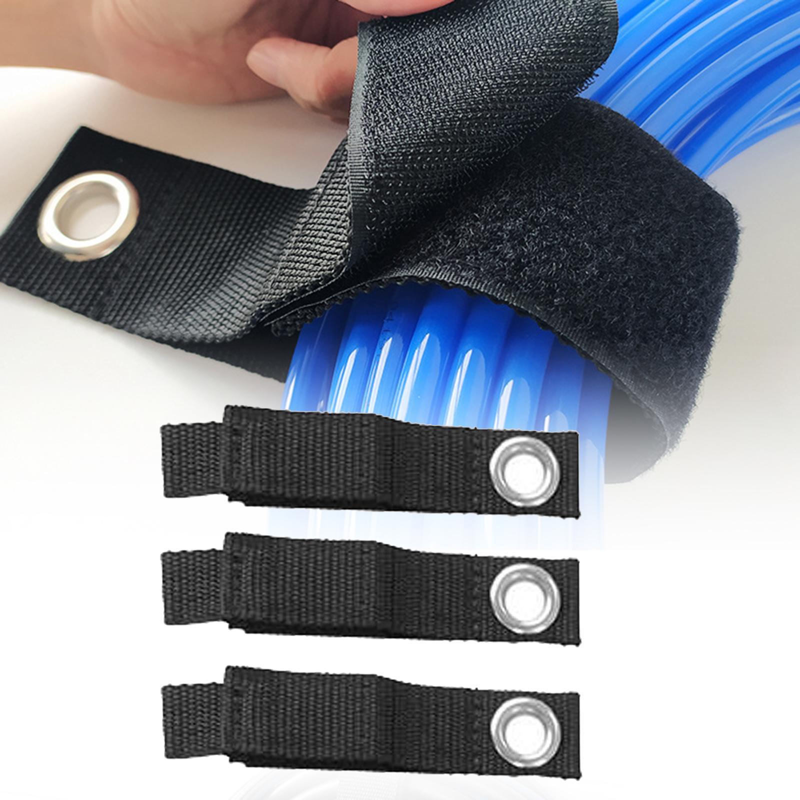 3 Pieces Cable Strap Cord Wrap Wall Nylon Hanger for Garden Tools Ropes Boat