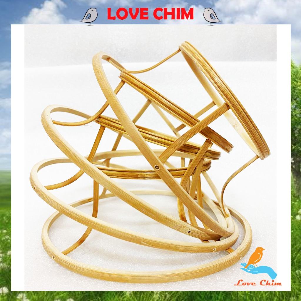 Phụ kiện lồng chim, Cầu dế lồng chim khuyên chất liệu Trúc Cật