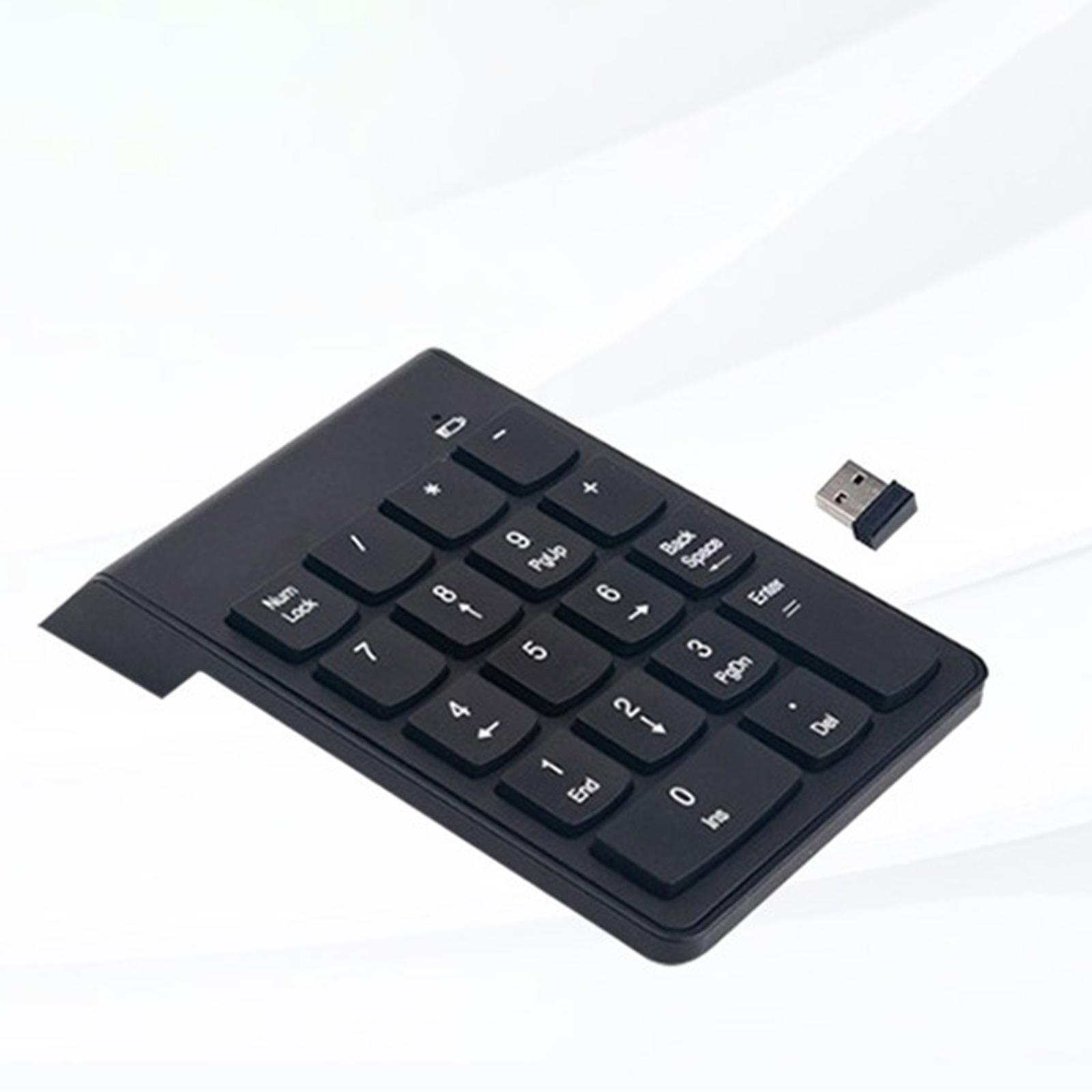 USB Numeric Keypad 18 Keys 18 Keys Mini Universal Convenient Anti Slip Compact USB Connection