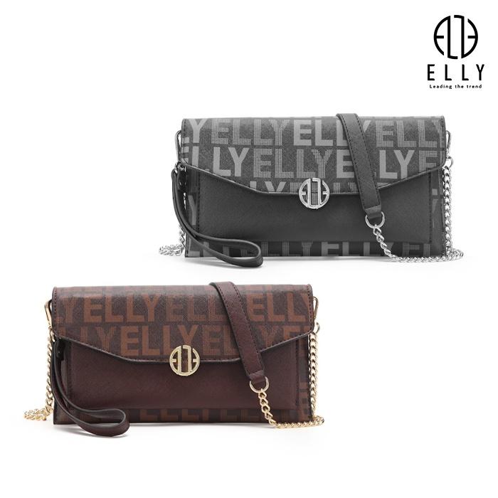 CLUTCH NỮ MONOGRAM CANVAS ELLY PHONG CÁCH TRẺ TRUNG, HIỆN ĐẠI – ECH62