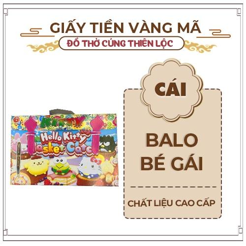 Balo Cặp Sách Đi Học Bé Trai Bé Gái Giấy Cao Cấp Hàng Mã Thiên Lộc Đồ Thờ Cúng