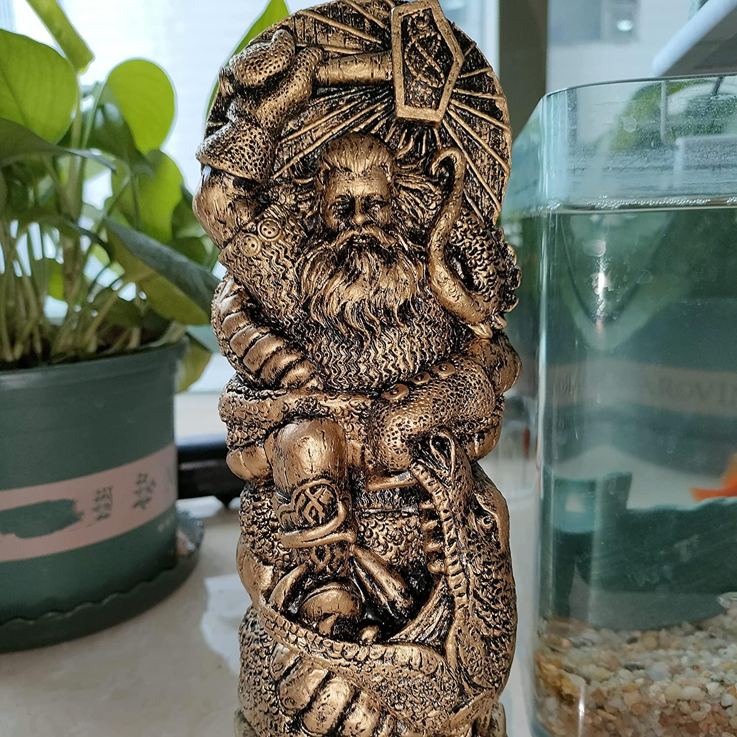 Nhựa Trang Trí Thần Thoại Bắc Âu Quà Tặng Các Bức Tượng Nhỏ Scandinavia Pantheon Đồ Trang Trí Nhà Bàn Trang Trí