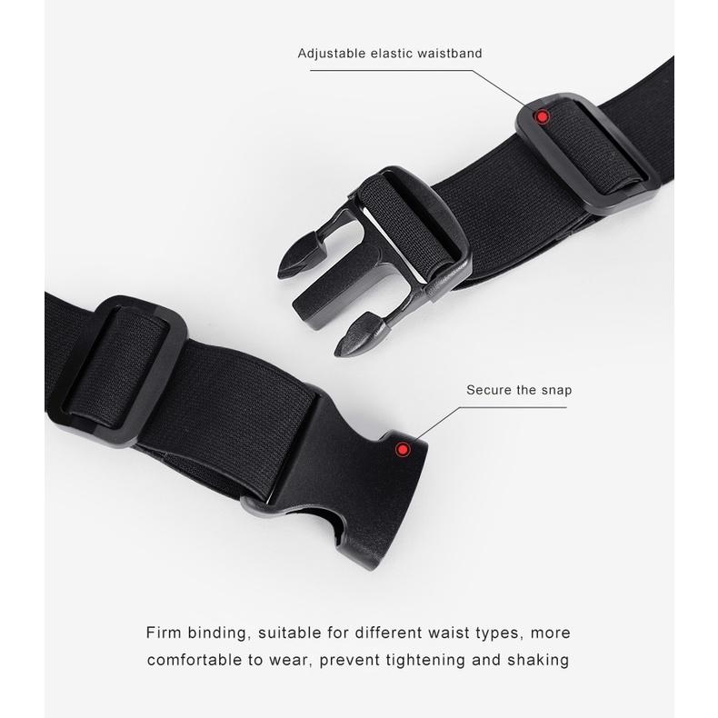 CAMEL CROWN Túi Đeo Hông Thể Thao Đa Năng Siêu Mỏng Cá Tính Cho Nam Nữ