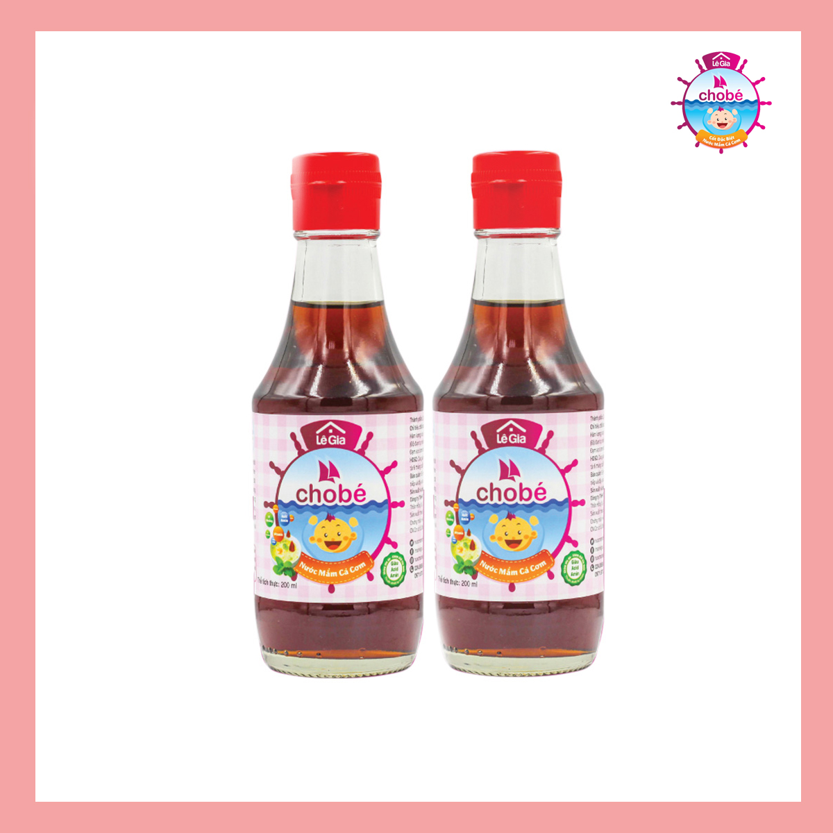 Combo 02 nước mắm Lê Gia cho bé ăn dặm 200ml