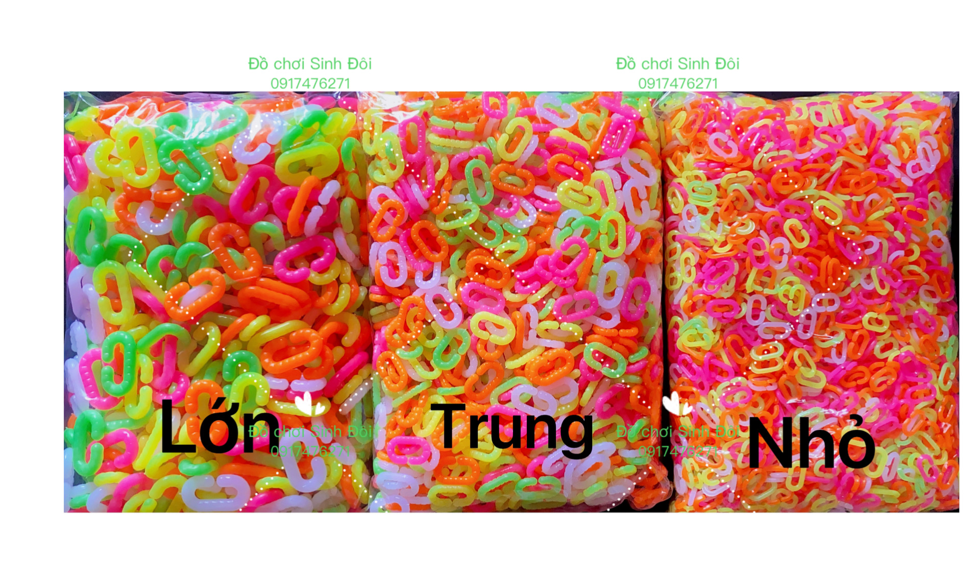 500g nút chữ C nhỏ - đồ chơi lắp ráp dây xích nhỏ - làm dây đeo khẩu trang cho bé