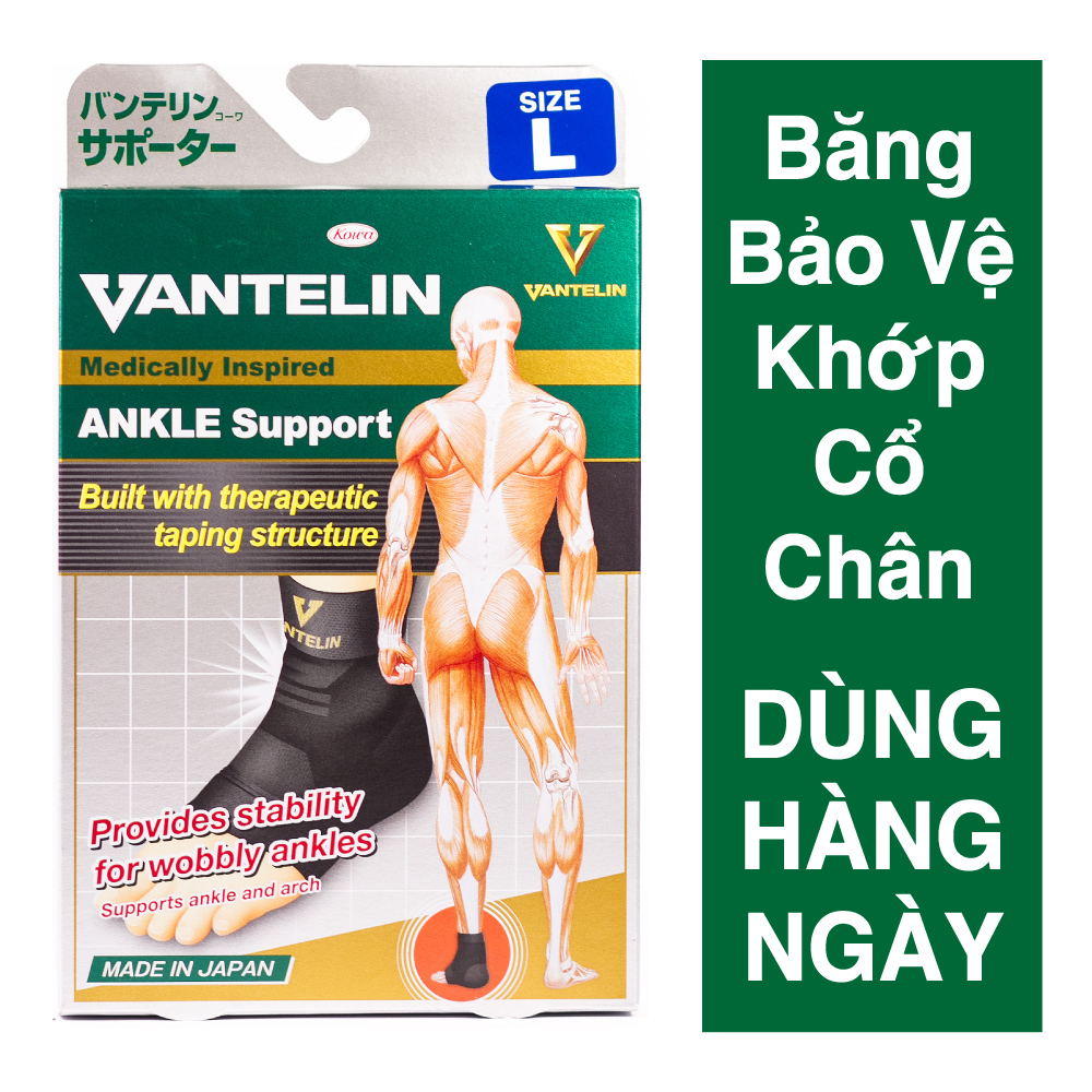 Băng Bảo Vệ Khớp Cổ Chân Vantelin Ankle Support size L