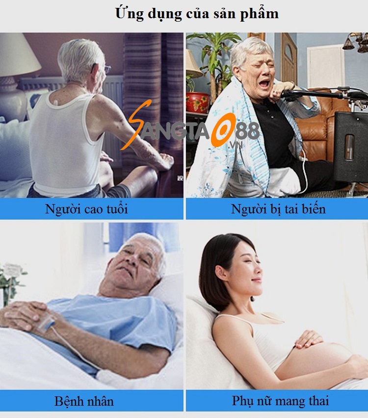 Chuông báo thông minh SOS cho người già, bệnh nhân cao cấp Ver2