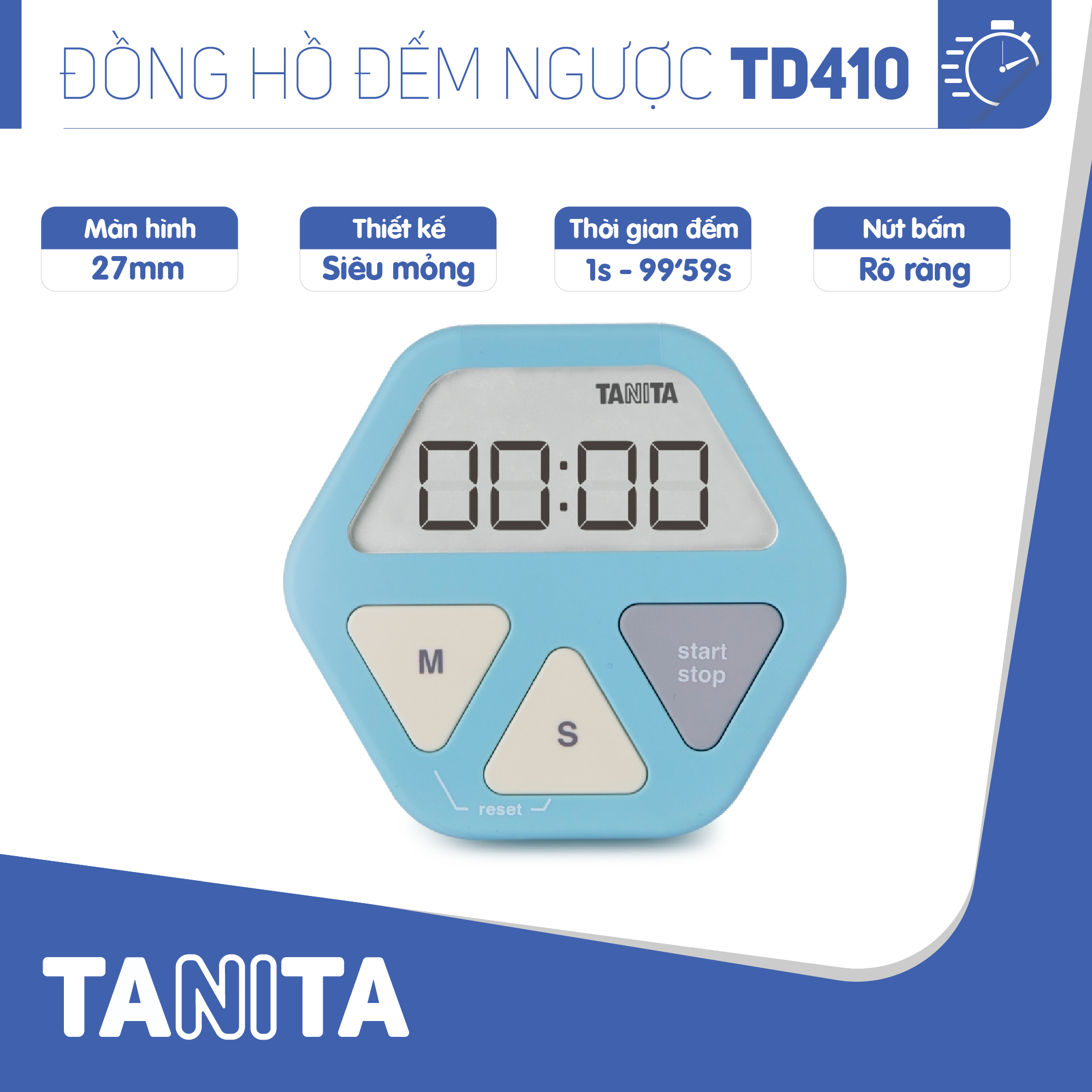 Đồng hồ đếm ngược Tanita TD410 Nhật Bản,Đồng hồ mini đếm ngược bấm giờ,Đồng hồ mini bấm giờ,Đồng hồ hẹn giờ,Đồng hồ bếp,Đồng hồ đếm ngược thời gian,đồng hồ bấm giờ đếm ngược,Đồng hồ điện tử đếm giờ,Đồng hồ điện tử đếm ngược