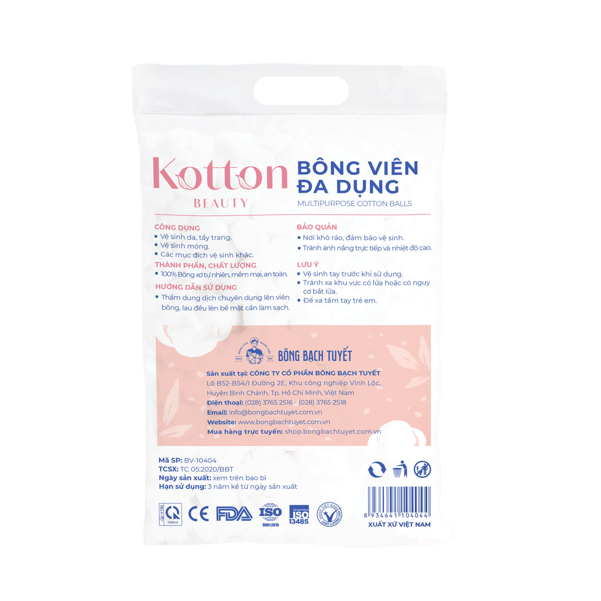 BÔNG VIÊN ĐA DỤNG 80GR