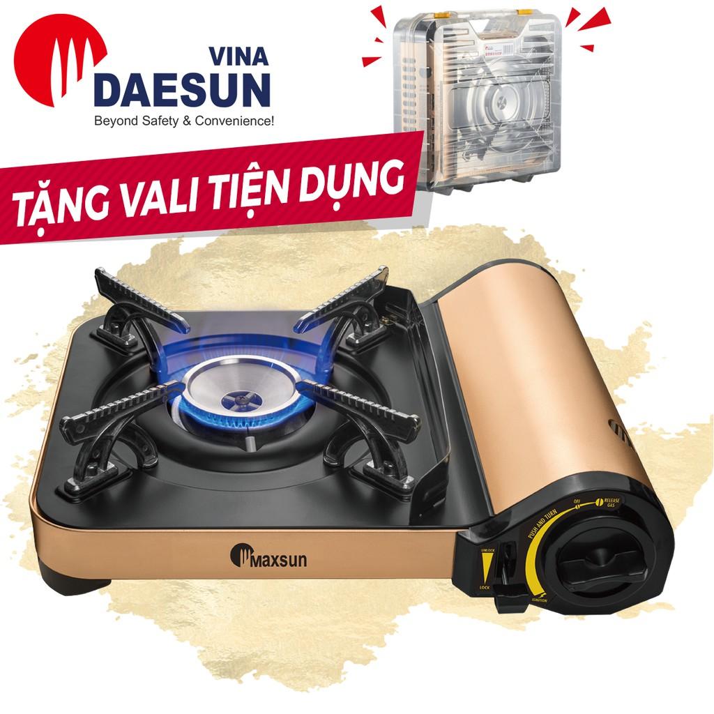 Bếp Ga Mini Cao Cấp Maxsun MS-7 - Công Suất 2900W | Sơn Tĩnh Điện - Nhôm Nhẹ Cao Cấp | Bảo Hiểm Chống Nổ | Hàng Chính Hãng