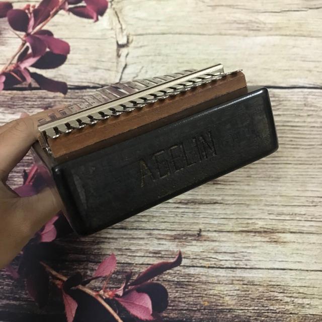 (RẺ VÔ ĐỊCH) ĐÀN KALIMBA AGELIN 17 PHÍM MÀU GỖ ĐEN NÂU