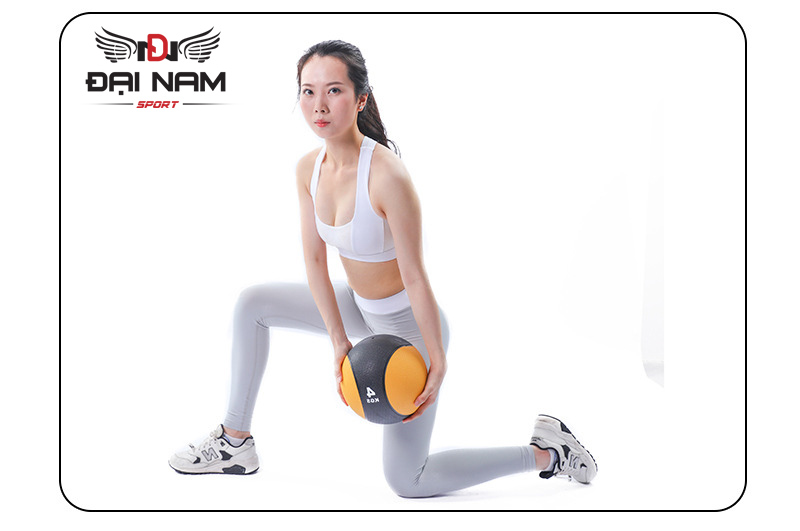 Bóng Tạ Tập Thể Lực,Tập Gym,Tập Yoga 6kg Chất Liệu Cao Su Đặc Hàng Nhập Khẩu Đại Nam Sport