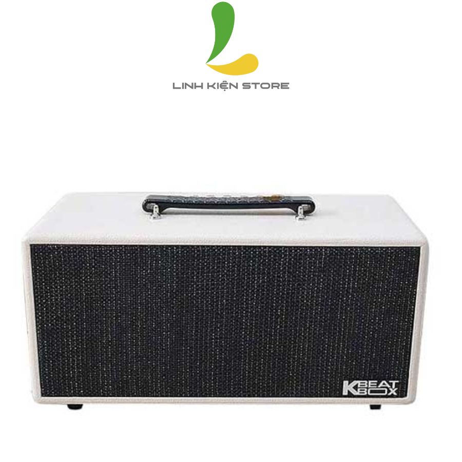 Loa kéo Acnos KS363H - Loa bluetooth thùng gỗ bọc da hammerr tặng kèm micro không dây cao cấp - Hàng nhập khẩu