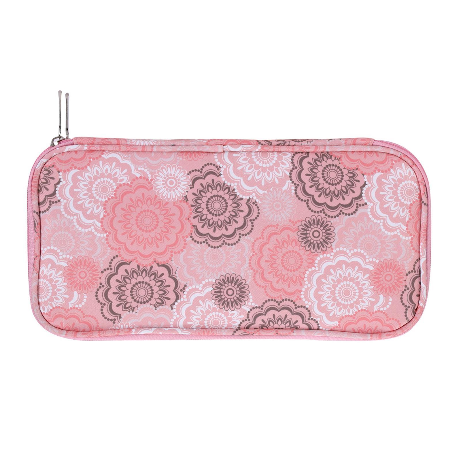 Knitting Storage Bag with Zipper Travel Organizer Empty Knitting Bag