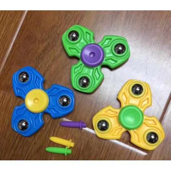 Con Quay Giảm Stress Hand Spinner - Fidget Spinner 3 cánh 3 bi xoắn 666