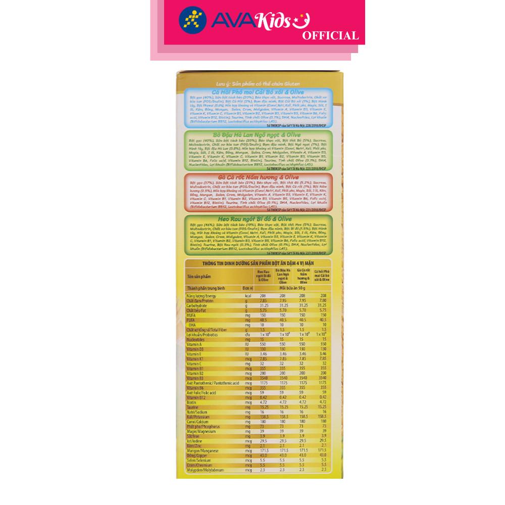 Bột ăn dặm MetaCare 4 vị mặn hộp 200g (7 - 24 tháng) - Hàng Chính Hãng