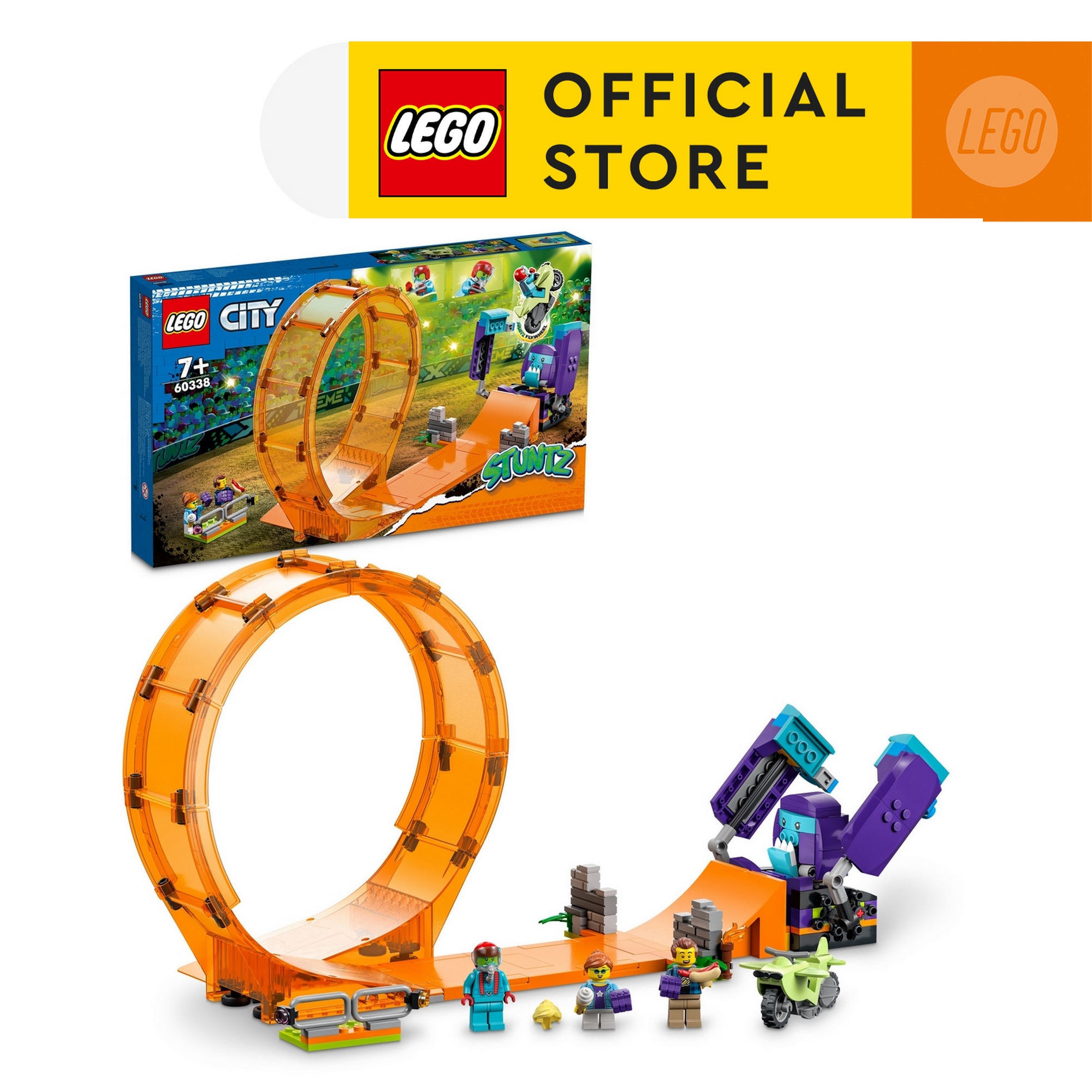 LEGO City 60338 Vòng đua Máy Đập King Kong (226 chi tiết)