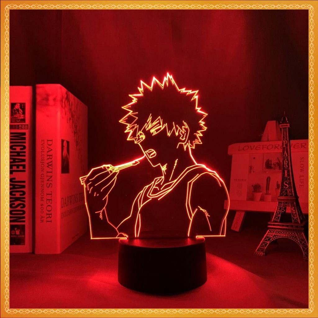 Đèn Ngủ Katsuki Bakugo My Hero Academia Cho Trang Trí Phòng, Món Quà Sinh Nhật Manga