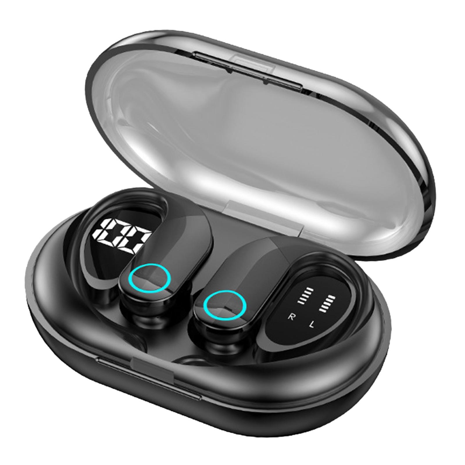 True W Stereo Earphones Hanging Ear Noise Reduction Headset for Running