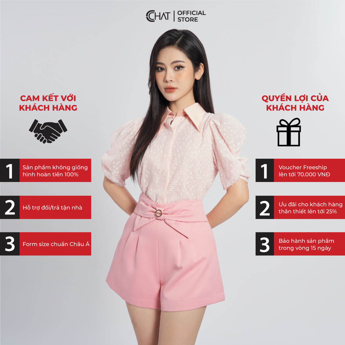 Quần Đùi Nữ  Nơ Kiểu 2 Ly Chất Tafta Cao Cấp Mềm Mịn 13ONB2009AT